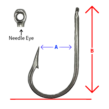 Tuna Blade Big Game Hooks in Stainless Steel