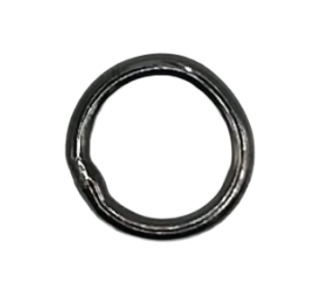 Stainless Steel Welded Rings With Black Finish